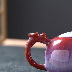 Wholesale 250ml Kiln-changed Tenmu Glaze <b>Teapot</b> Household Ceramic Gongfu Tea <b>Set</b> Jian Zhan Brewing <b>Teapot</b> - Product Image 4