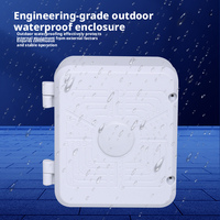 Kotak Sambungan CCTV Dome ABS Tahan Air Model JTL-B003 ODM/OEM untuk Penggunaan Luar Ruangan/Dalam Ruangan Warna Putih