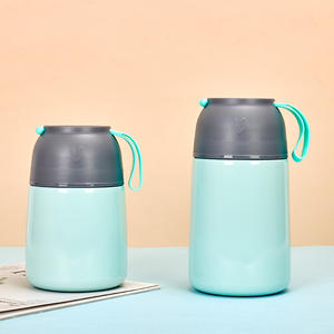 Flacons alimentaires 450ml/650ml Boîte à lunch thermique en acier inoxydable Double paroi Isolé <span class=keywords><strong>sous</strong></span> <span class=keywords><strong>vide</strong></span> Pot alimentaire Conteneur à soupe - Product Image 1