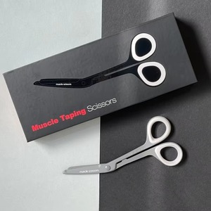 Tijeras para cinta deportiva, tijeras antiadherentes, cuchillas de alta resistencia, para cortar cinta gruesa, tijeras recubiertas de teflón para tejer cinta muscular - Product Image 2