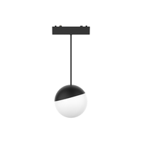 Ushine Lampe sur rail magnétique ultra-mince MT26 de haute qualité 6W/9W, formes multiples, DC48V, en aluminium, type lustre