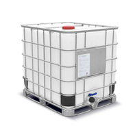 1000L Carré En Plastique IBC réservoir Récipient D'eau Source D'eau Potable Extérieure
