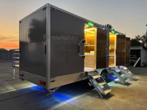 Toilettes portables écologiques en acier inoxydable Cogsun 2026, durables, avec douche, pour utilisation en extérieur, remorque sanitaire, conteneur habitable - Product Image 2