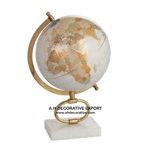 Tượng quả địa cầu kim loại lớn có đế để bàn, có thể tùy chỉnh logo, giao hàng nhanh - Dụng cụ dạy học địa lý - Product Image 5