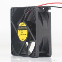 Ventilateur axial de refroidissement OEM ODM AD0712UB-A70GL pour 12V DC 0.24A 70x70x25MM 7CM 2 fils, double roulement à billes, haut débit d'air 4500RPM 38.9CFM