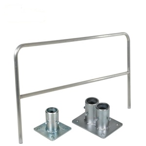 Barrière de sécurité en acier, système de fixation bidirectionnel/monodirectionnel, garde-corps portable, protection contre les chutes, barrières de sécurité pour piétons - Product Image 3