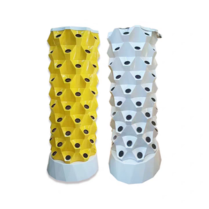 Sistema Idroponico <span class=keywords><strong>per</strong></span> Serra Agricola a 6/8/10 Strati, Torre in Plastica con 8 Fori <span class=keywords><strong>per</strong></span> la Coltivazione di Lattuga e Serbatoio d'<span class=keywords><strong>Acqua</strong></span> - Product Image 1