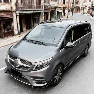 ชุดแต่งกันชนหน้ารถยนต์ สำหรับ V-Class W447 V260 AMG Line ปี 2016 2017 2018 2019 2020 - Product Image 4