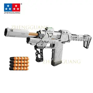 Zhengguang 새로운 모델 수동 놀이 총 Airsoft 총 금속 20 EVA 부드러운 총알 고품질 소프트 총알 총