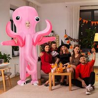 Costume gonflable d'octopus au design original pour adulte, idéal pour Halloween, pour hommes et femmes, pour fêtes cosplay