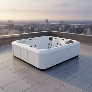 <span class=keywords><strong>Jacuzzi</strong></span> de Acrílico de Lujo para Exteriores, Spa de Masaje Terapéutico Eléctrico Japonés, <span class=keywords><strong>Jacuzzi</strong></span> para 12 Personas para Fiestas y Entretenimiento - Product Image 1