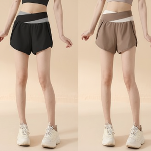 Leggings une pièce bicolores pour le yoga et le pilates Sports Fitness Shorts - Product Image 1