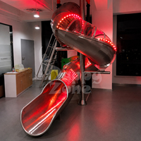 Tube LED en acier inoxydable 304 personnalisé, équipement de terrain de jeu intérieur interactif sensoriel avec éclairage RVB pour FEC