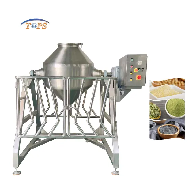 Innovatieve 1000l W Type Dubbele Kegel Mixer Bloemengroente Fruitpoeder Mixer