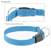Ensemble de colliers pour chien en nylon/polyester doux personnalisés avec design rembourré réglable, colliers d'entraînement durables pour chiens