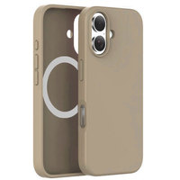 Coques de téléphone en silicone de luxe antichoc BEELAN, accessoires, coque en silicone liquide doux au toucher en microfibre pour iPhone 16 Pro Max