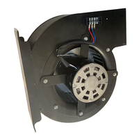 Moteur de ventilateur de purification d'air AC 380V, souffleur d'extraction à entrée unique avec pales en acier, moteur à rotor interne, pales en acier inoxydable 2500