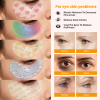 Patchs oculaires en hydrogel bio, réparation de la peau, anti-âge, masque pour les yeux en collagène de centella, usine GMPc