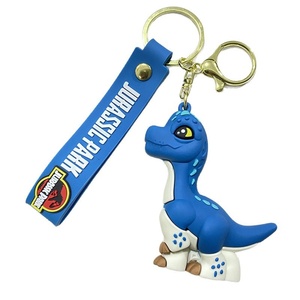 Llavero Personalizable de PVC de Dinosaurios de Jurassic World, Tiranosaurio Rex, Triceratops, Muñeco de Dibujos Animados, Llavero para Coche, Pequeño Regalo - Product Image 5