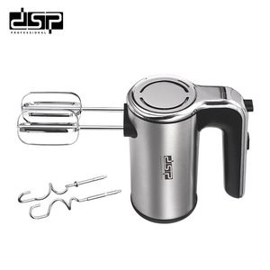 Mixeur électrique portatif Dsp Km2073 en acier inoxydable avec batteur plat et crochet pétrisseur pour fouetter la crème et les œufs - Product Image 1