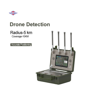 Sistema di Allarme Portatile per Rilevamento Droni a Radiofrequenza a Banda Completa 10km con Telecomando per Localizzazione UAV e Uso in Prigione - Product Image 1