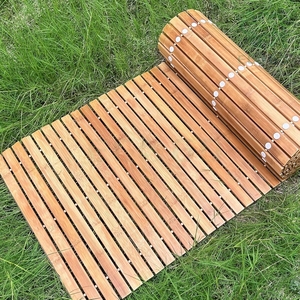 Alfombrilla <span class=keywords><strong>Antideslizante</strong></span> <span class=keywords><strong>para</strong></span> Baño, Reposapiés <span class=keywords><strong>para</strong></span> <span class=keywords><strong>Ducha</strong></span>, Alfombra <span class=keywords><strong>de</strong></span> Baño 100% Bambú Natural <span class=keywords><strong>para</strong></span> Hogar y Hotel - Product Image 6