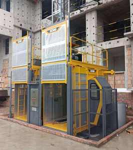 <span class=keywords><strong>Hoist</strong></span> Konstruksi SC200/200MS1 |   4000kg Dual Cage <span class=keywords><strong>0</strong></span>~<span class=keywords><strong>63m</strong></span>/mnt 500m Tinggi Angkat Maksimum - Product Image 1