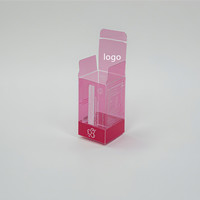 Boîte pliante en plastique PET écologique avec logo personnalisé, matériaux recyclés, emballage pour bonbons, gelée, capsules de café, chewing-gum, cadeaux d'hôtel