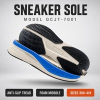Semelles de chaussures en TPR écologiques, légères et résistantes à l'eau pour hommes, de marque personnalisée - Confort durable et antidérapant pour la mode, le sport et les occasions décontractées