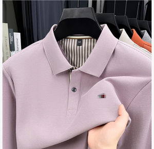 Camicia da golf a maniche lunghe camicia tinta unita <span class=keywords><strong>polo</strong></span> traspirante - Product Image 6