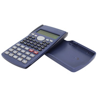 Nouvelle calculatrice scientifique électronique multifonctionnelle avec écran LCD à 2 lignes, 240 fonctions, housse de protection rigide en plastique pour étudiants