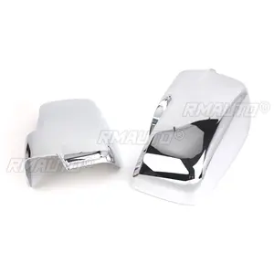 For Dodge Ram 1500 2009-2012 Car Rearview <b>Mirror</b> Cover <b>Shell</b> Caps Housing Replacement 68231243AA 68231242AM Chrome Sliver - Product Image 2
