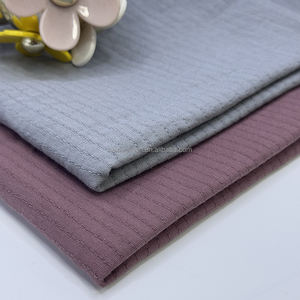 Tissu lavé <span class=keywords><strong>à</strong></span> rayures double couche 100% coton par le boulon, tissu de chemise brodé en coton floral <span class=keywords><strong>au</strong></span> <span class=keywords><strong>mètre</strong></span>/mètres - Product Image 2