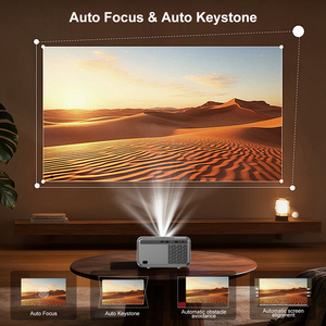 Proyector Touyinger H7 Plus 2600 ANSI Lúmenes, Enfoque Automático, <span class=keywords><strong>Full</strong></span> <span class=keywords><strong>HD</strong></span> 1080P, Android, para Exteriores, 2G + 32GB, Portátil, Cine en Casa - Product Image 4