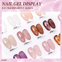 HONEY GIRL Factory OEM Fournitures pour ongles Salon Collection complète de vernis gel 42 couleurs Ensemble de vernis gel pour ongles Vernis gel UV à faire tremper