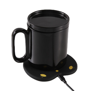 Tasse chauffante sans fil 15W, thermostatique, idée cadeau professionnel, avec logo oem, tasse à café chauffante sans fil, <span class=keywords><strong>chargeur</strong></span> professionnel, 55 degrés - Product Image 1