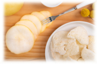 100% natuurlijke, hoogwaardige, groothandel bulk FD perzikplakjes, gezonde, casual, knapperige snacks