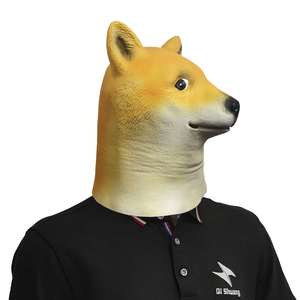 आराध्य कुत्ते कॉमेडी पार्टी लेटेक्स मास्क उत्सव के लिए पशु हेडगियर उत्सव उत्सव उत्सव मज़ा गतिविधि - Product Image 4