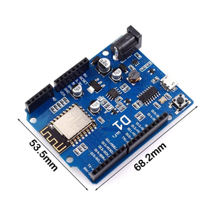 ESP-12E WeMos D1 <span class=keywords><strong>UNO</strong></span> <span class=keywords><strong>R3</strong></span> CH340 CH340G carte de développement <span class=keywords><strong>WiFi</strong></span> basée sur <span class=keywords><strong>ESP8266</strong></span> PCB électronique intelligent pour IDE Compatible - Product Image 2