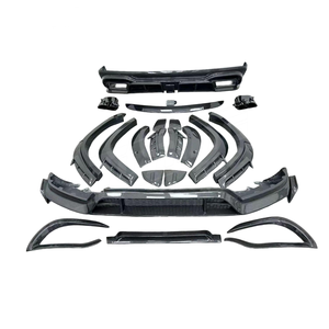 Kit carrosserie en fibre de carbone style BS pour Mercedes <span class=keywords><strong>Maybach</strong></span> GLS480 <span class=keywords><strong>600</strong></span>, nouveau diffuseur avant amélioré, spoiler, capot, widebody 2019 - Product Image 2