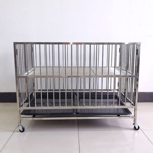 Chenil pour chien en acier inoxydable lourd pour l'extérieur, soudé, écologique, pour la course - Product Image 1