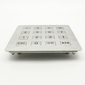 Teclado de Control de Acceso a Puertas Numérico de 16 Teclas, Matriz 4x4, IP65, Mini, de Acero Inoxidable, Certificado FCC, CE, ISO9001, Personalizable - Product Image 5