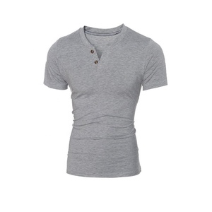 OEM เสื้อยืดผู้ชายผ้าฝ้ายสีขาวแขนสั้นเข้ารูปใส่ได้ทุกสีสำหรับฤดูร้อนโลโก้ตามสั่ง - Product Image 1