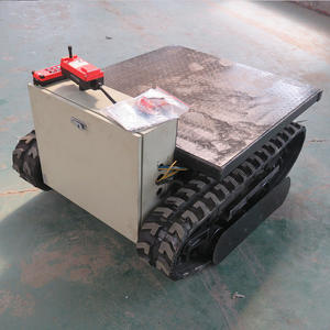 แพลตฟอร์มช่วงล่างแชสซีรถตีนตะขาบยาง,มีมอเตอร์ไฟฟ้า24V 48V Dc - Product Image 5