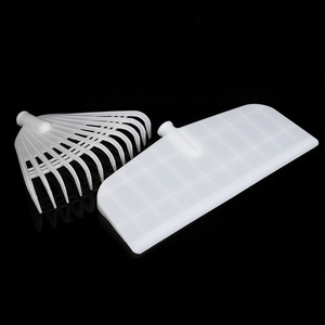 Plastic Flat Rake 12 Tooth Grain Drying Agricultural Scraper White Pusher Plate - Product Image 1