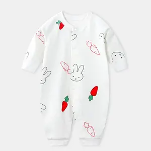 Newborn 3 Month 6 Month 9-12 Months 2 Year Old Girl Kids Long Sleeve Infant Romper Baby Clothes Vendor in China