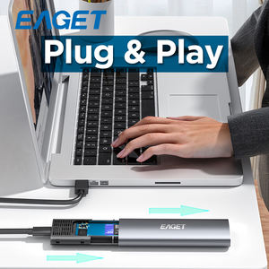 TYPE-C USB 3.2 kecepatan tinggi, Hard Drive seluler aluminium M.2 NVME 2280/2242 mendukung USB3.2 kecepatan tinggi baca/tulis untuk SSD - Product Image 3