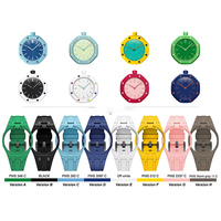 Caja de Reloj de Cerámica para Hombre con Diseño de Colores Personalizados de Fábrica, Correa de Caucho FKM Royal Pop, Ligera, Disponible en Varios Colores