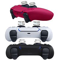6 en 1 Silicone Liquide Cristal Clair Thumbstick Grip Universel 6pcs Un Kit pour PS4 PS5 Xbox One X Accessoires de Jeu Trois Tailles