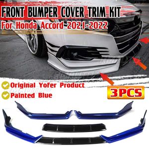 สปอยเลอร์กันชนหน้าแบบถอดได้ 3 ชิ้น สำหรับ Honda Accord ปี 2021-2022 - Product Image 1